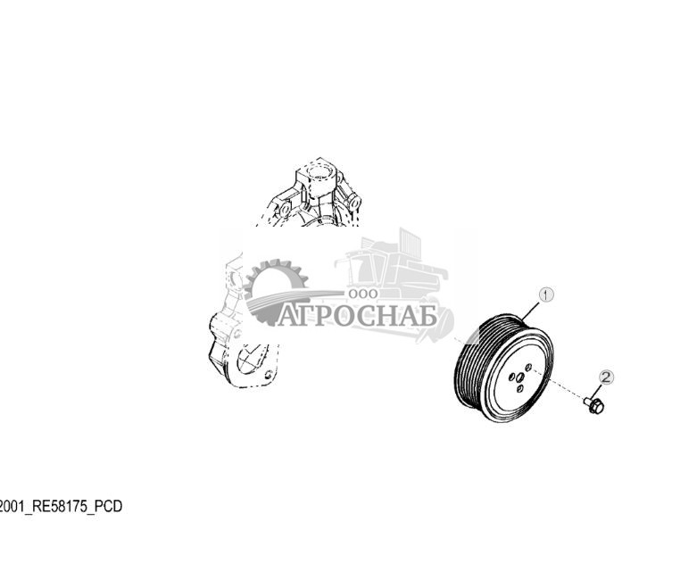 2001 Шкив водяного насоса (882001 - ) - ST866697 73.jpg